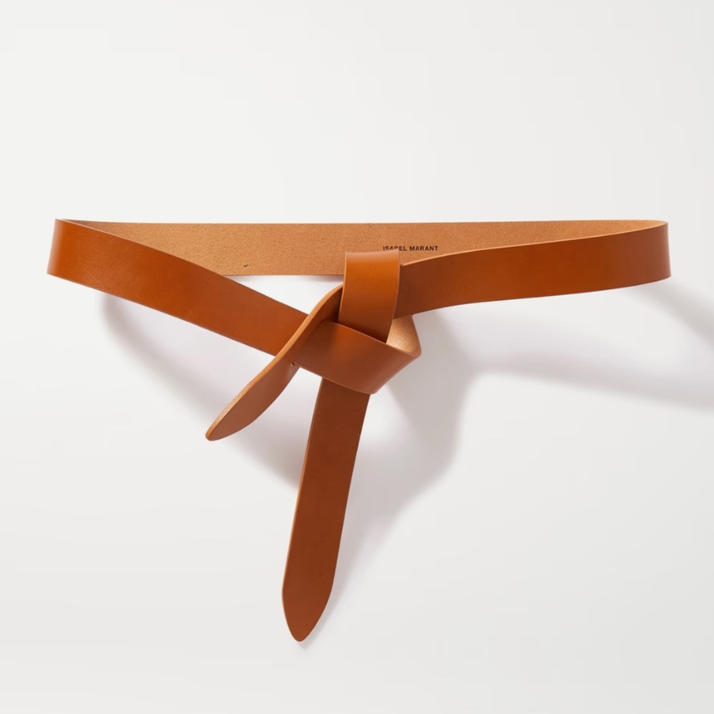 SOLD - Isabel Marant Lecce Leather Belt - Tan